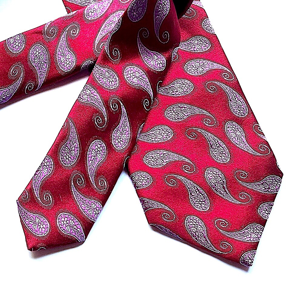 Brioni Paisley Brocade Silk Hand Made Tie - Italy - NWT